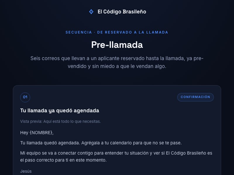Vista previa pre-llamada