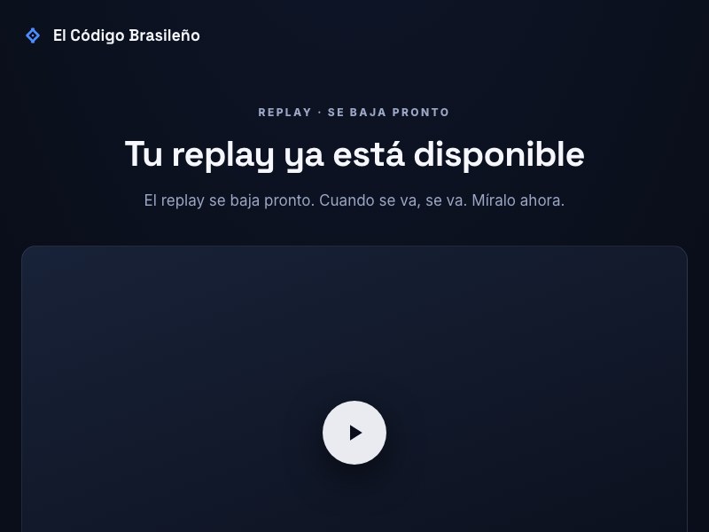 Vista previa del replay